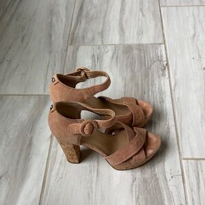 Guess Tan Block Heels